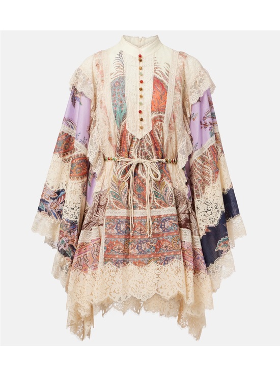 Zimmermann Dresses & Skirts - Zimmermann Rhiannon Billow Mini Dress Designer Size 0